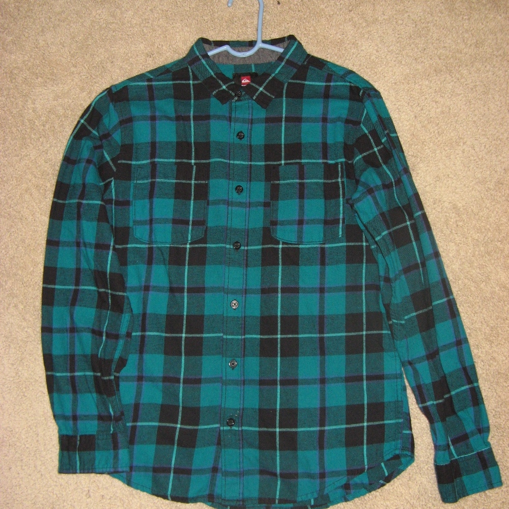 Mens Quiksilver flannel shirt
